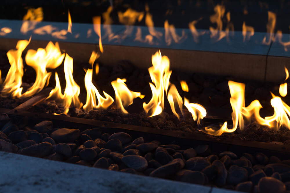 gas fireplace flame